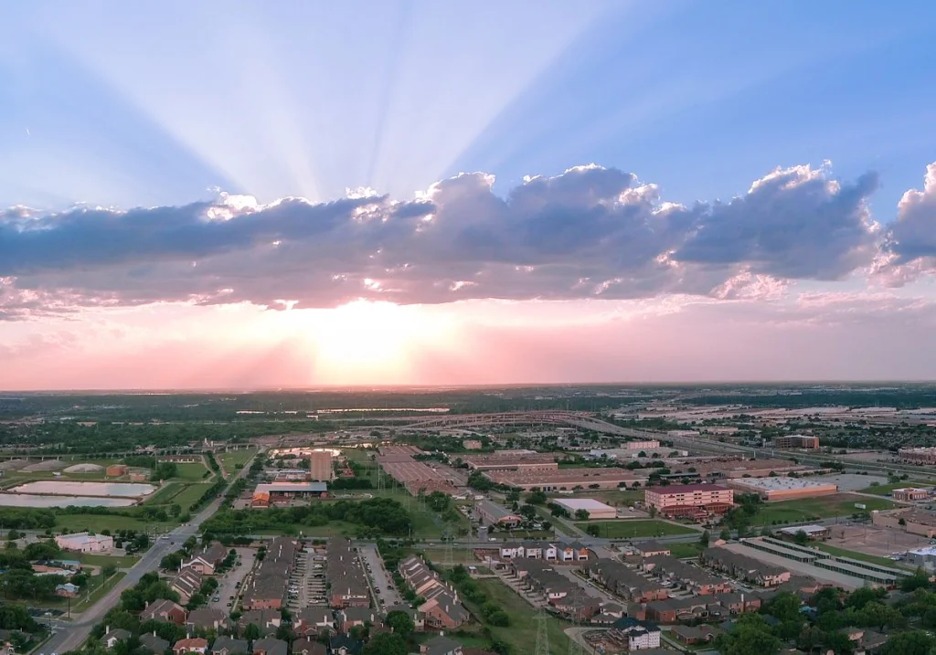 Carrollton Private Jet Charter City View